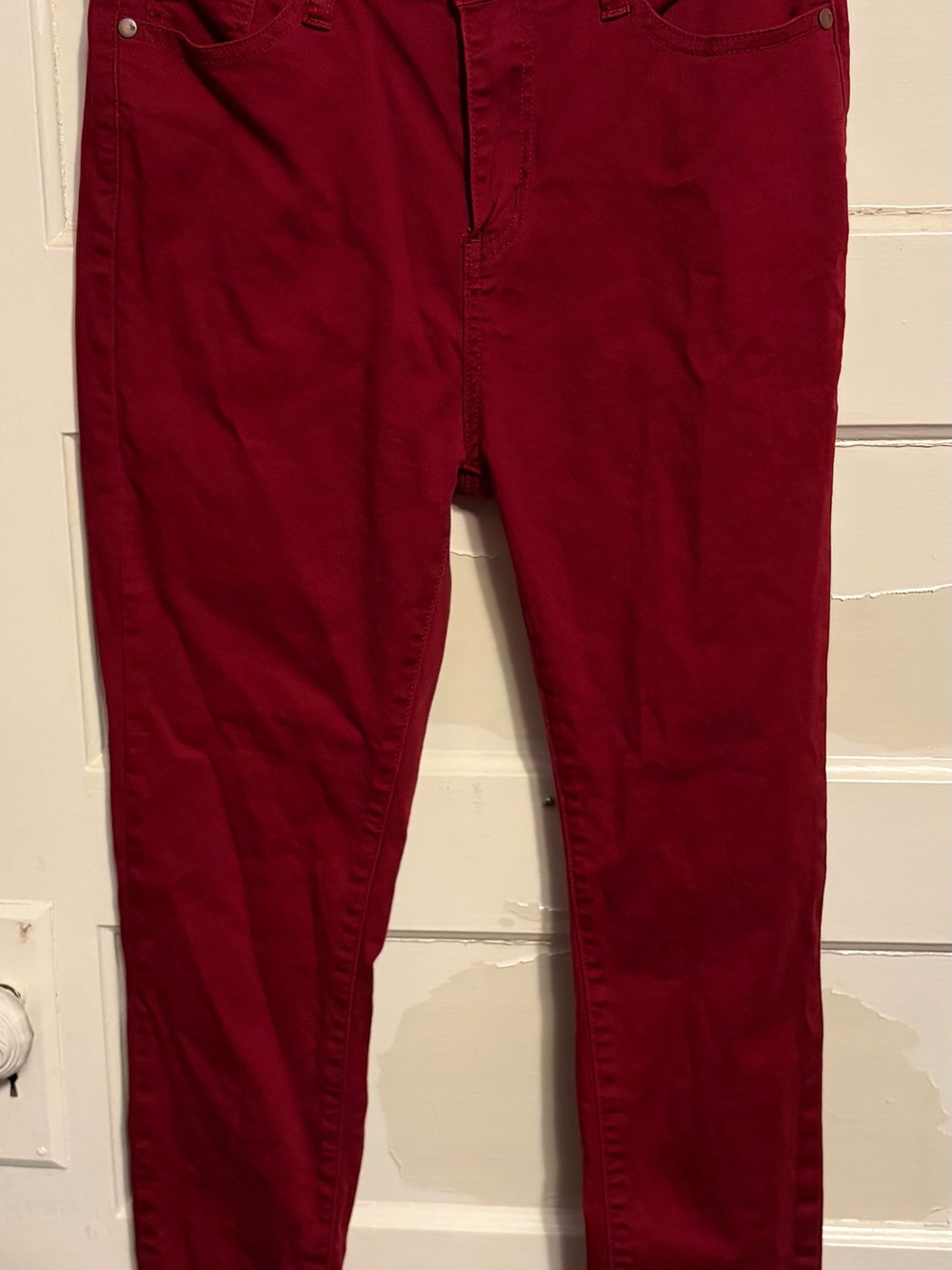 Judy Blue Burgundy Slim Fit Chino Pants